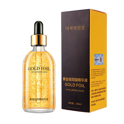24K Gold Hyaluronic Acid Serum by GOLD FOIL – Luxury Hydration & Radiance