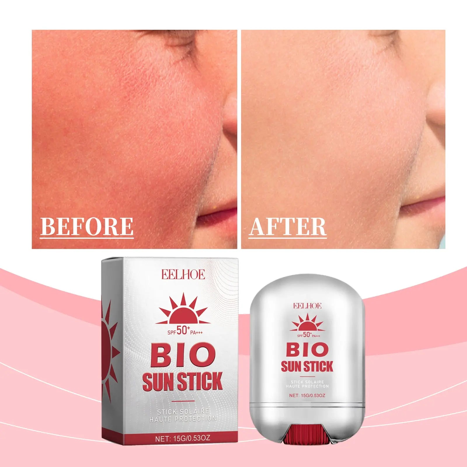 SPF 50 Sun Protection Stick | Waterproof Outdoor Sunscreen with Antioxidants eprolo