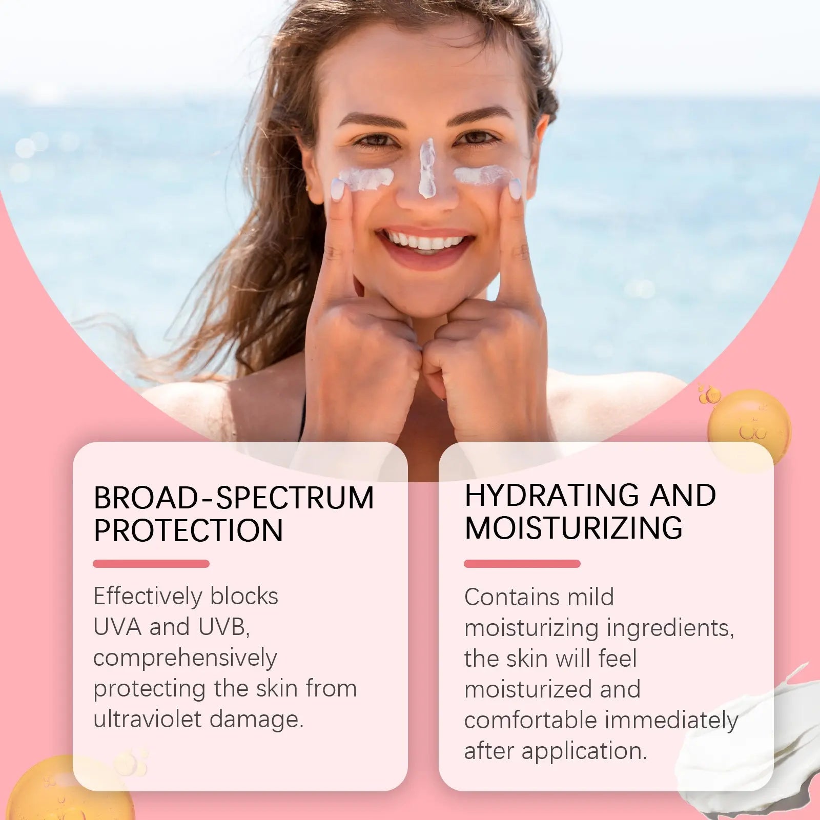 SPF 50 Sun Protection Stick | Waterproof Outdoor Sunscreen with Antioxidants eprolo