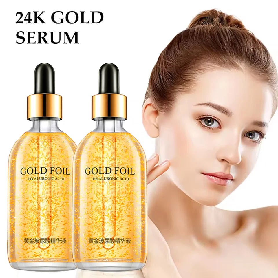 24K Gold Hyaluronic Acid Serum by GOLD FOIL – Luxury Hydration & Radiance