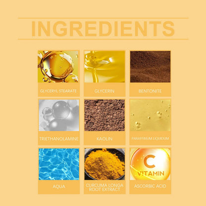 Viareline Vitamin C Mud Mask – Deep Clean, Hydrate & Brighten Skin eprolo