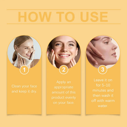 Viareline Vitamin C Mud Mask – Deep Clean, Hydrate & Brighten Skin eprolo