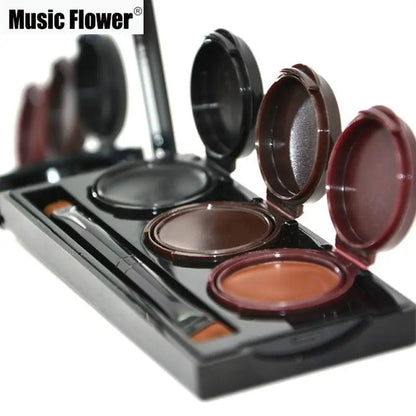 Music Flower Eyeliner Gel & Eyebrow Palette–Waterproof & Long-Lasting - The Little Corner Shop Online