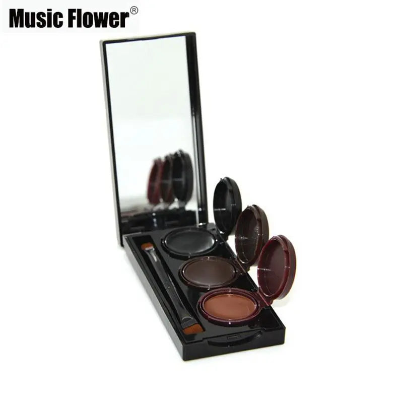 Music Flower Eyeliner Gel & Eyebrow Palette–Waterproof & Long-Lasting - The Little Corner Shop Online