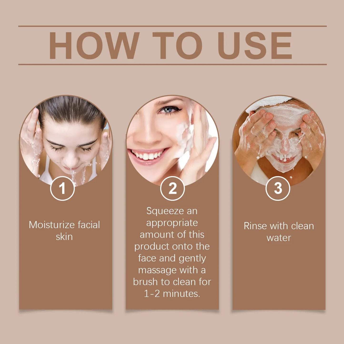 West&Month Coconut Foam Cleanser Gentle Pore Cleanser Refreshing Moist Cleanser eprolo